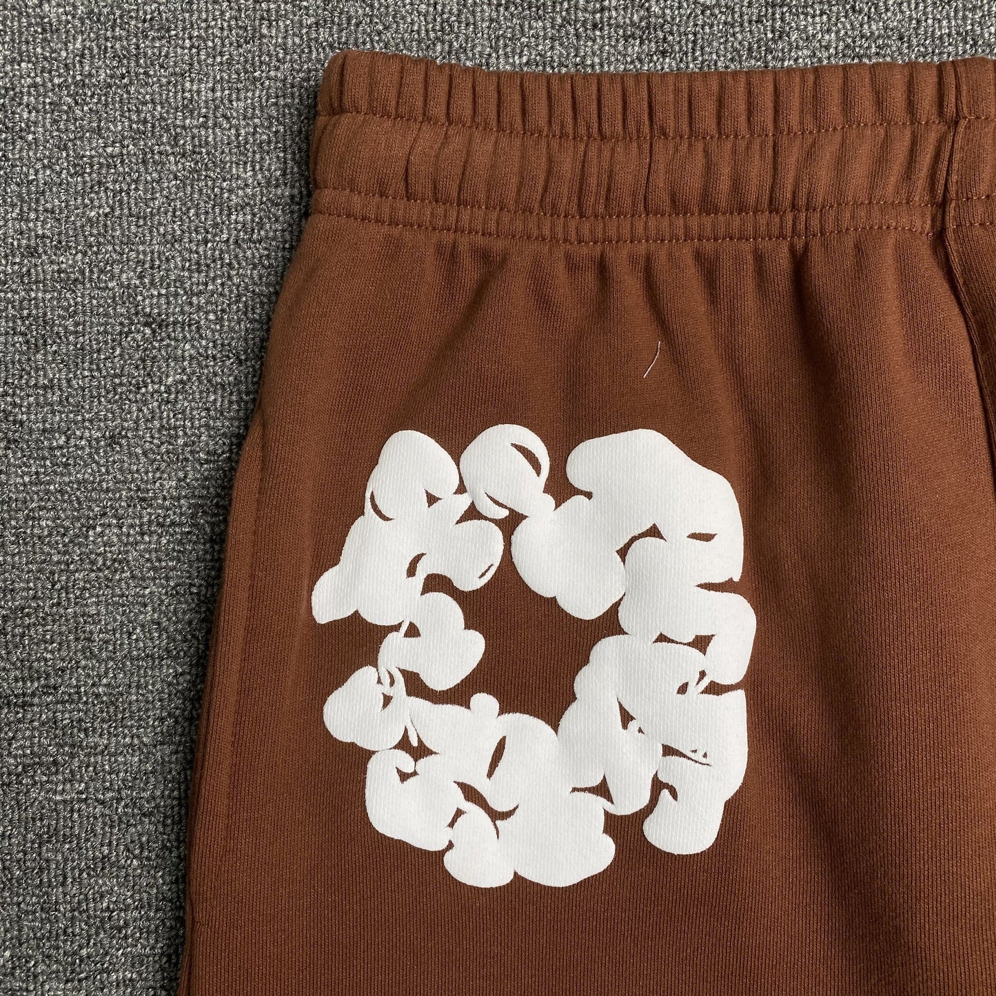 DENIM Tears Cotton Wreath Sweatpants - Brown Unisex Streetwear Limited Edition