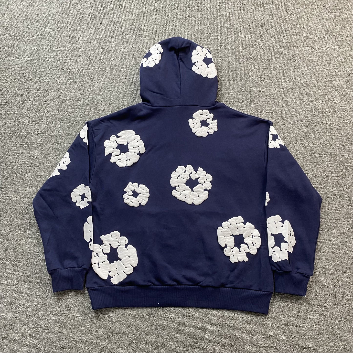 DENIM Tears Cotton Wreath Hoodie - Navy Unisex Streetwear Limited Edition