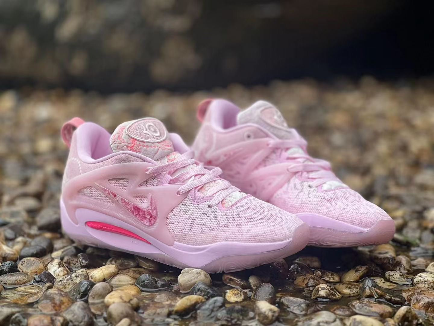 NIKE Kd 15 - Aunt Pearl Sneakers - Red Unisex Streetwear Limited Edition