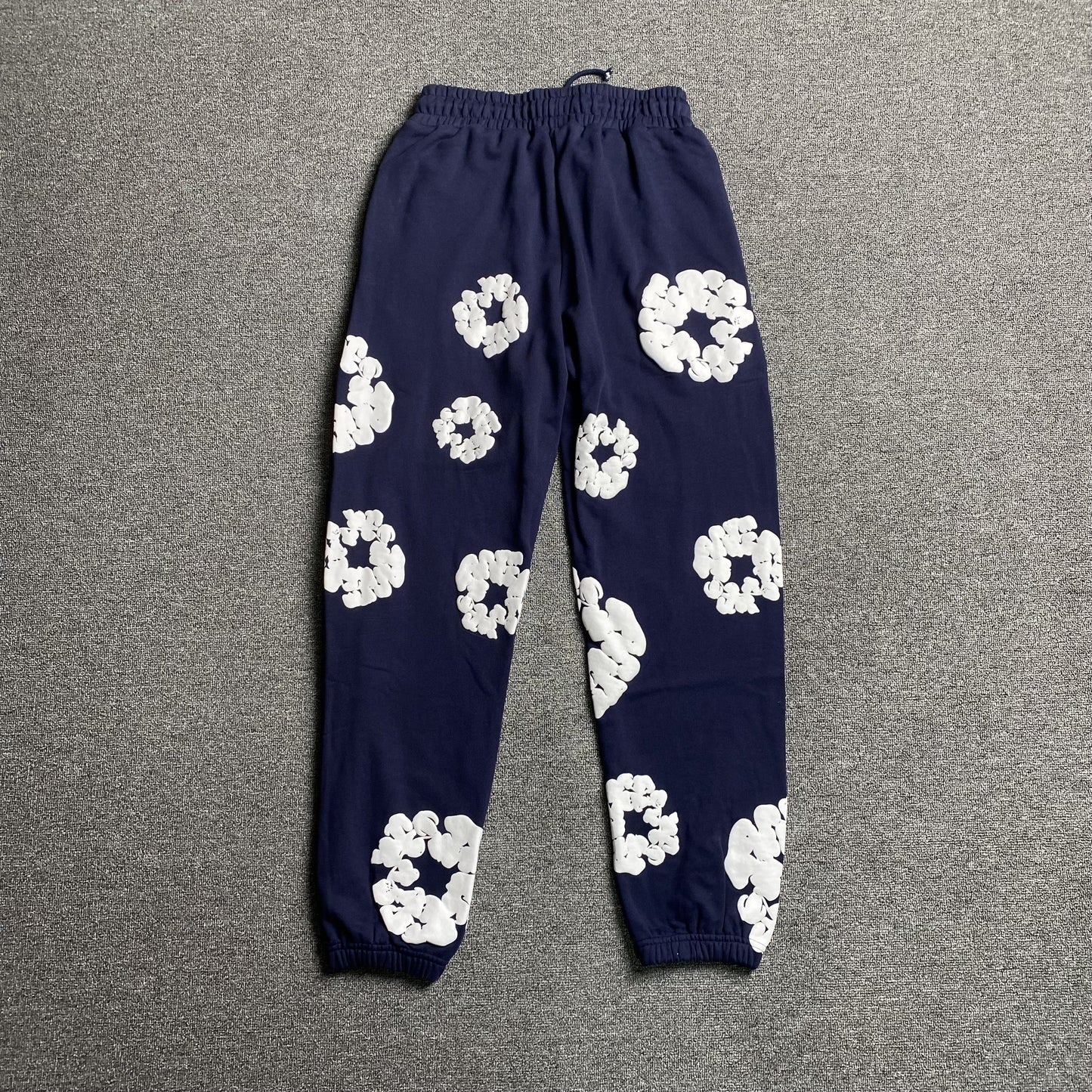 DENIM Tears Cotton Wreath Sweatpants - Navy Unisex Streetwear Limited Edition