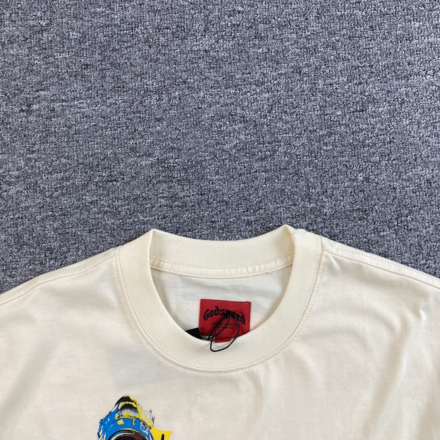 GODSPEED Chrome Liberty T-shirt Bone - Red Unisex Streetwear Limited Edition