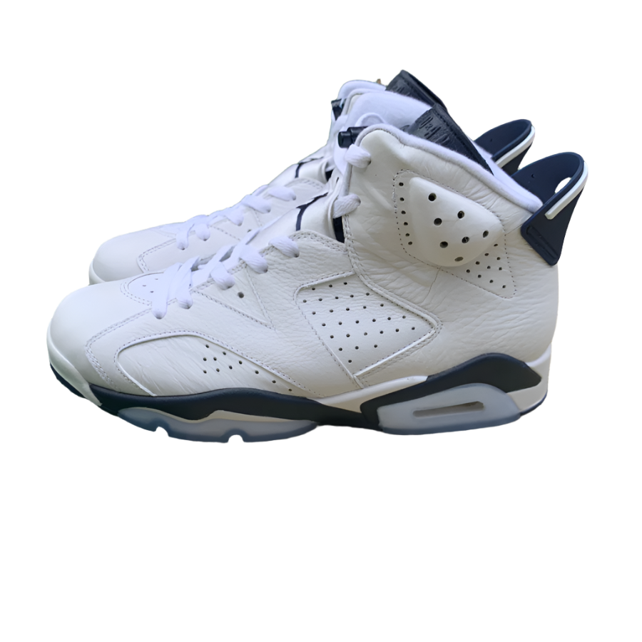 Jordan 6 Midnight Sneakers - Navy Unisex Streetwear Limited Edition - The Air Jordan 6 'Midnight Navy' brings a clean and classic aesthetic to the iconic