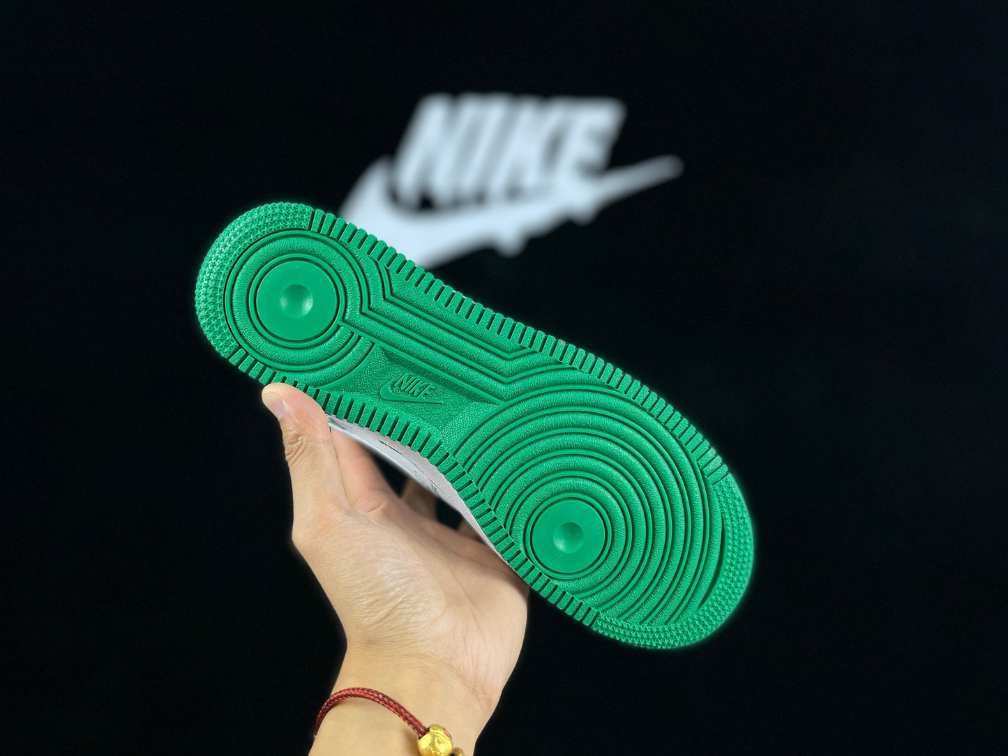 NIKE Air Force 1 'green' Unisex Streetwear Limited Edition - **Nike Air Force 1 'Green'** The Nike Air Force 1 'Green' delivers a fresh and