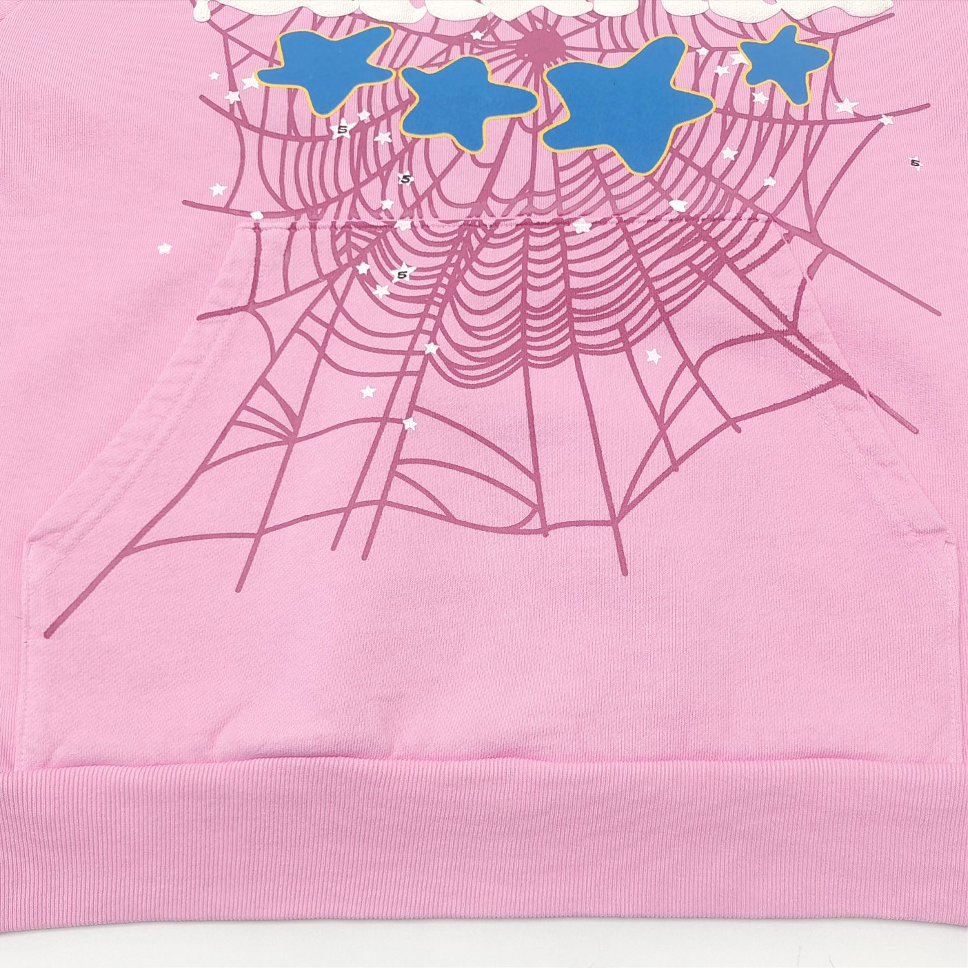 SP5DER Atlanta Hoodie - Pink Unisex Streetwear Limited Edition - The SP5DER ATLANTA HOODIE PINK - REPLICA brings bold streetwear vibes to life with its