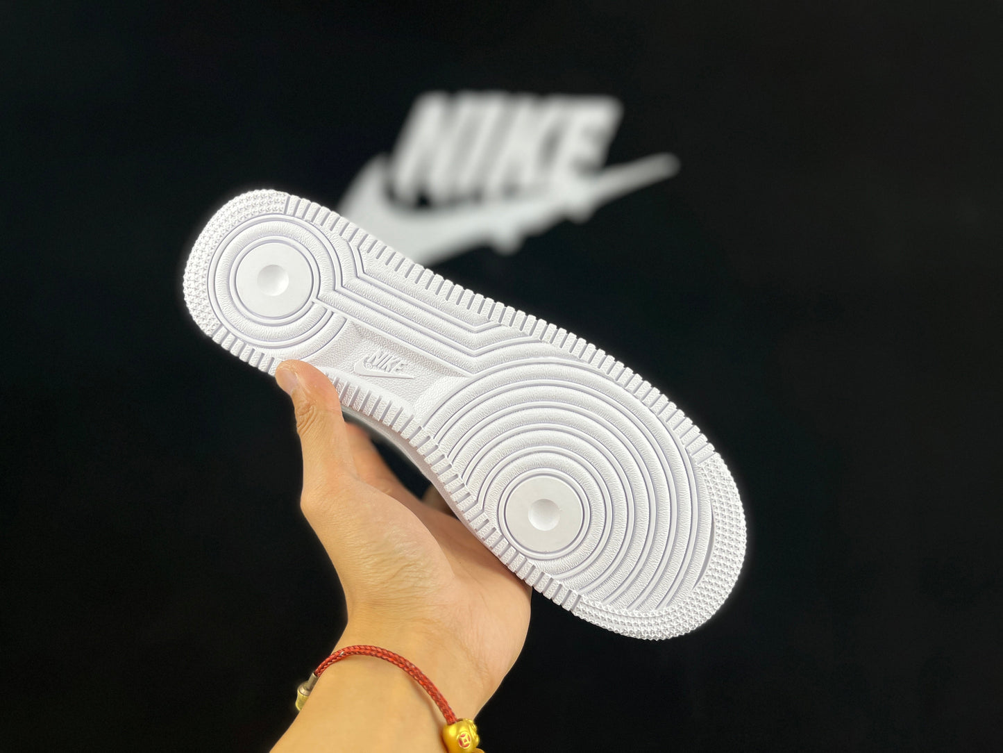 NIKE Air Force 1 'mini Swoosh White - Black' Unisex Streetwear Limited Edition - **Nike Air Force 1 'Mini Swoosh White/Black'** The Nike Air Force 1 'Mini Swoosh White/Black'
