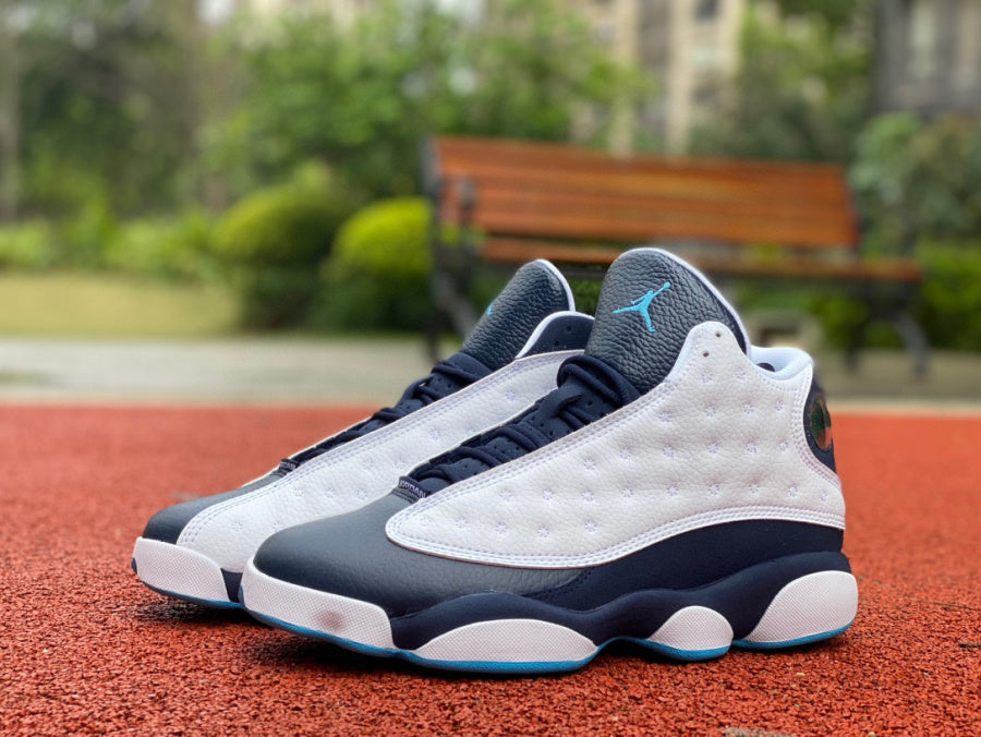 Jordan 13 Obsidian - White Unisex Streetwear Limited Edition - The Air Jordan 13 Retro showcases a sleek and modern design that is perfect for