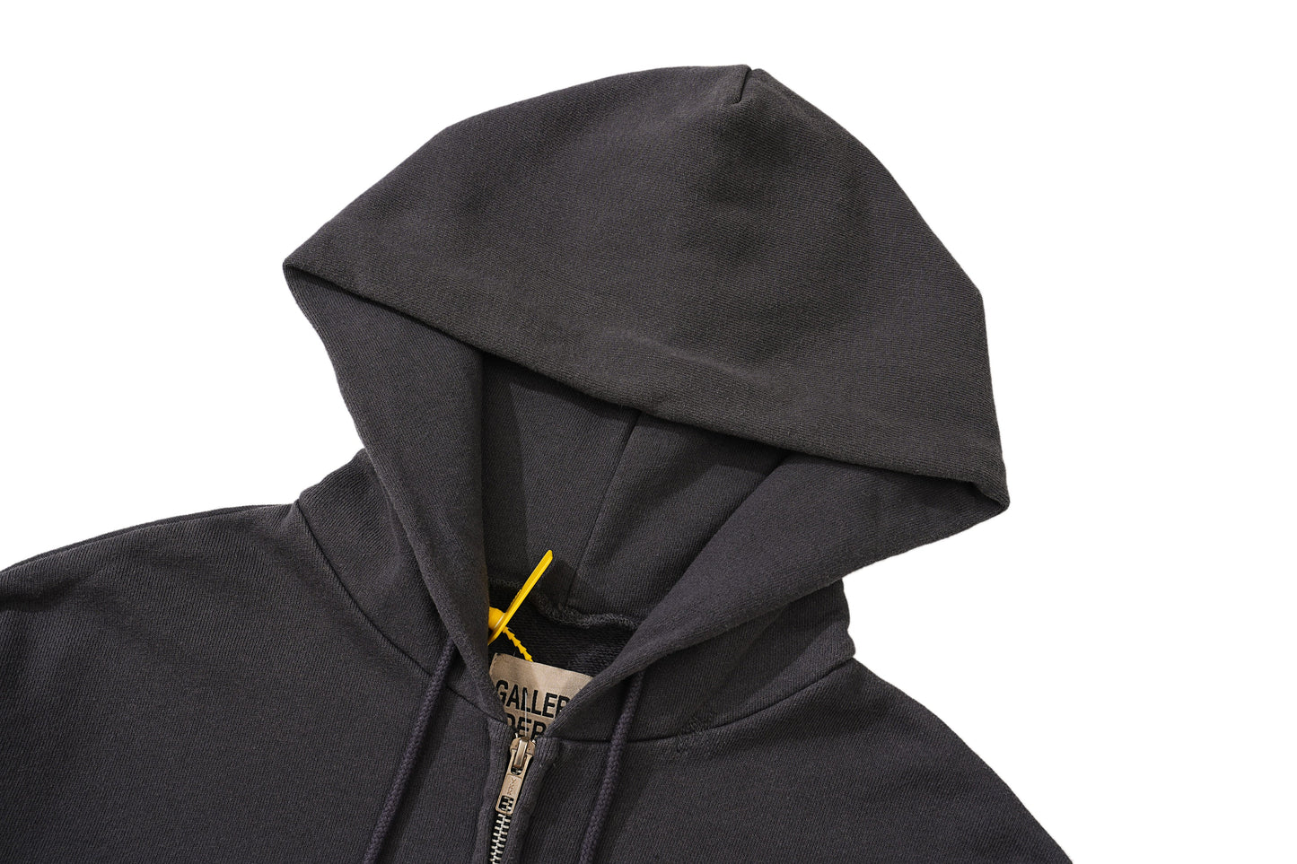 Gallery Dept. Gallery Dept Zip Up Hoodie - Black Unisex Streetwear Limited Edition - ### Product Description: Gallery Dept. Black Zip-Up Hoodie Introducing the Gallery Dept. Black Zip-Up Hoodie,