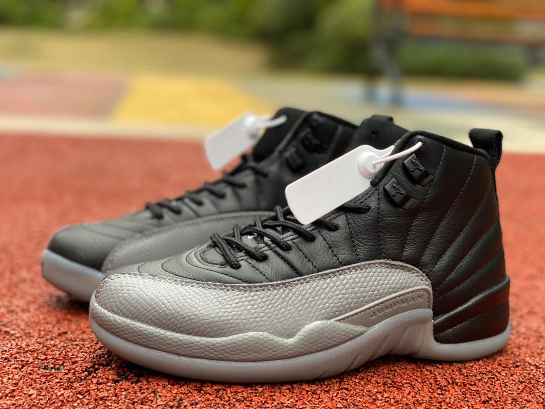 Jordan 12 Retro 'stealth Black' Unisex Streetwear Limited Edition - **Product Description: Air Jordan 12 Retro 'Stealth Black'** The Air Jordan 12 Retro 'Stealth Black'