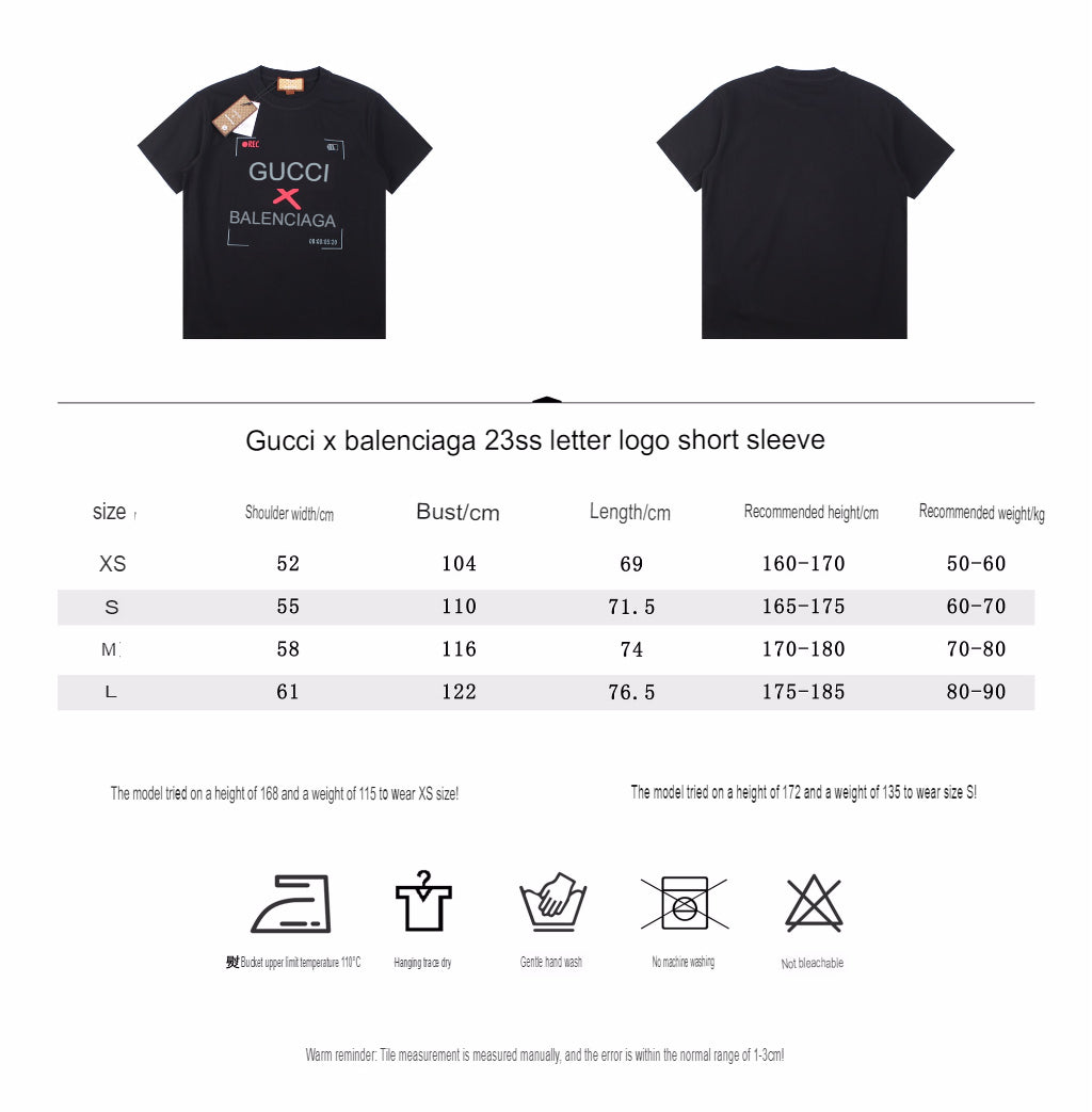 Camiseta de la colaboración Gucci x Balenciaga