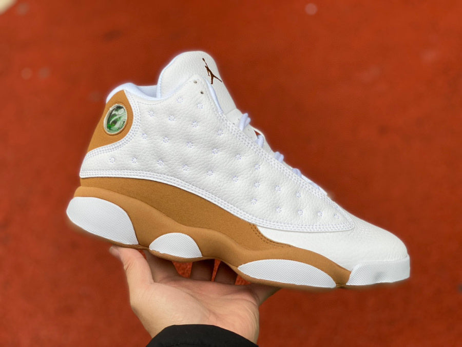 Jordan 13 wheat - White Unisex Streetwear Limited Edition - The Air Jordan 13 Retro presents an iconic silhouette updated with a modern colorway, featuring