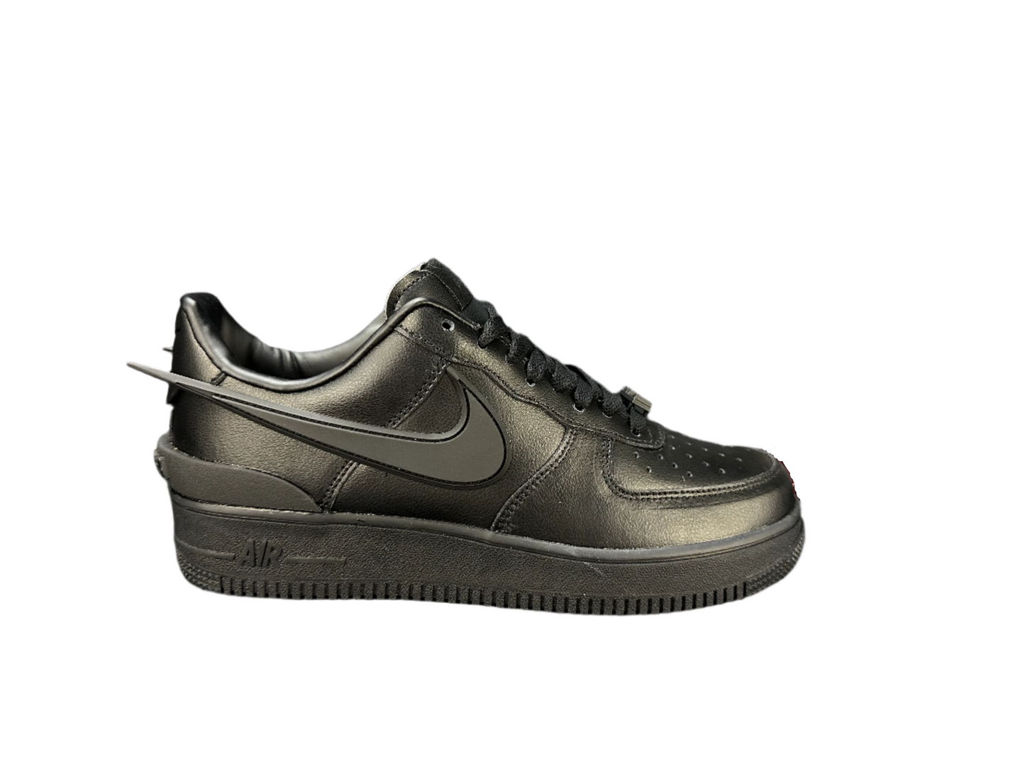 NIKE Air Force 1 'big Swoosh All-black' Unisex Streetwear Limited Edition - **Nike Air Force 1 'Big Swoosh All-Black'** The Nike Air Force 1 'Big Swoosh All-Black'