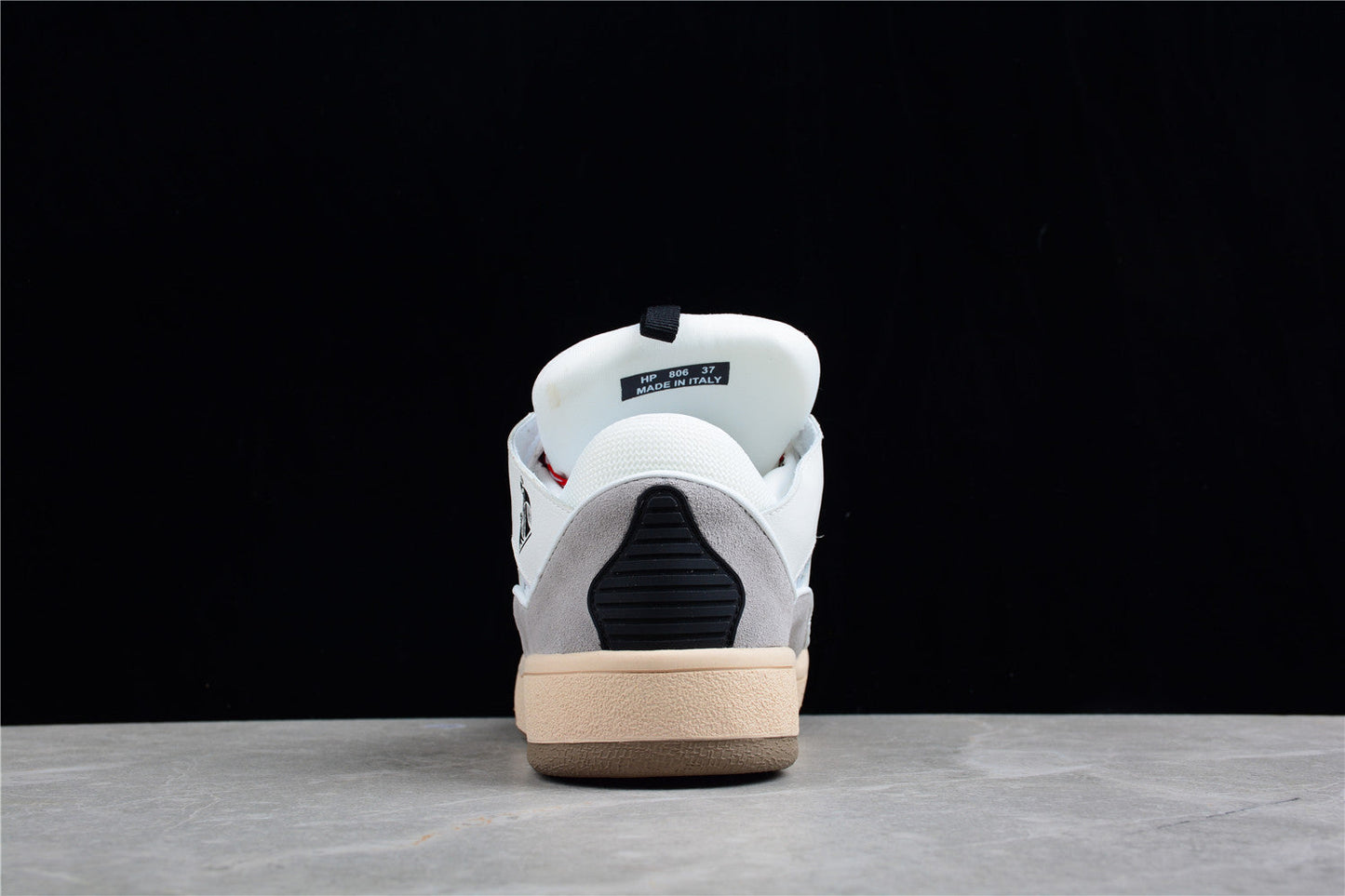 Lanvin And Grey Sneakers - White Unisex Streetwear Limited Edition - ### Lanvin White and Grey Sneakers Step into style with the Lanvin White and Grey