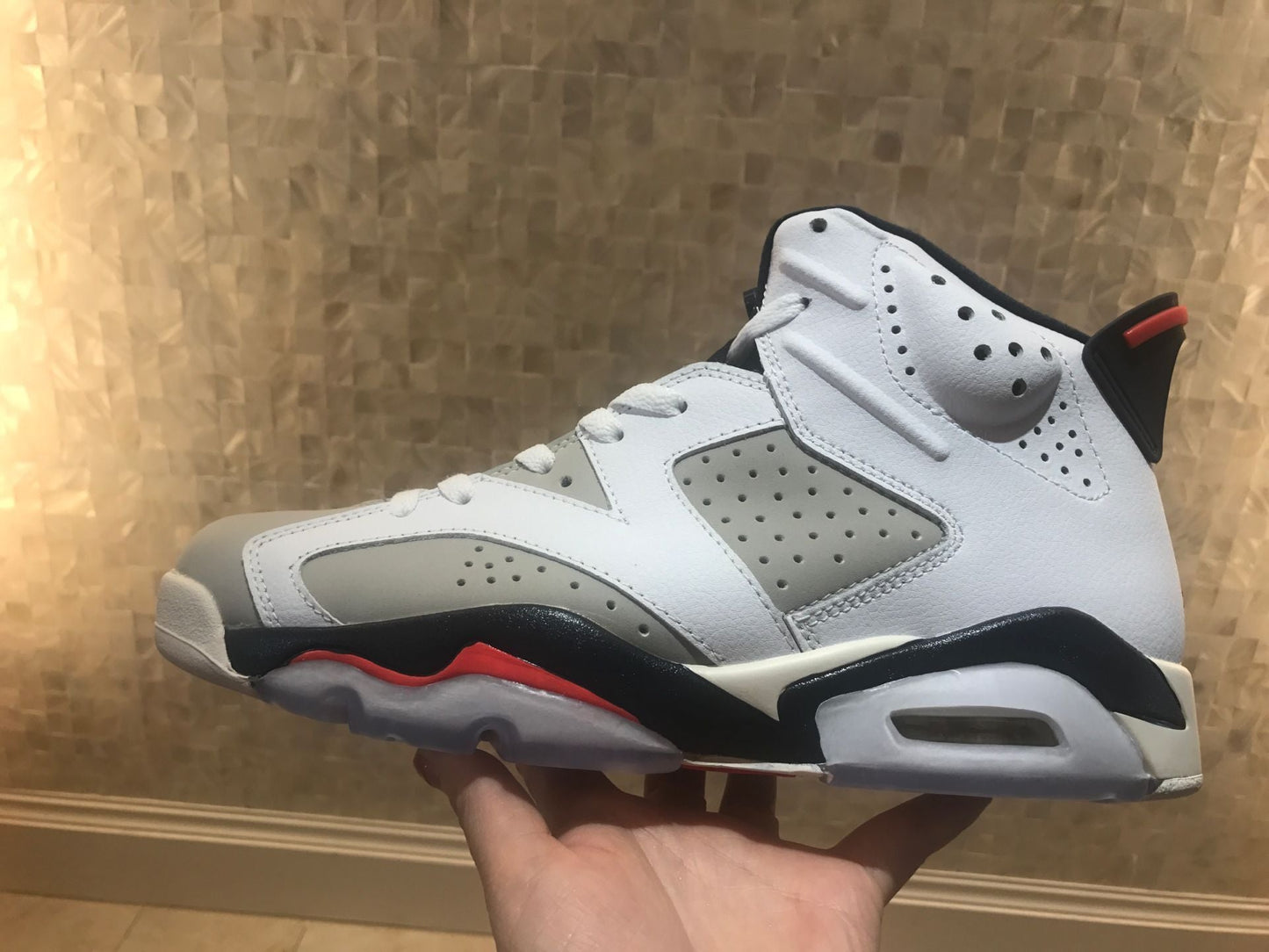 Jordan 6 Retro 'neutral Grey' Sneakers Unisex Streetwear Limited Edition - **Product Description for Air Jordan 6 Retro 'Neutral Grey'** The Air Jordan 6 Retro 'Neutral