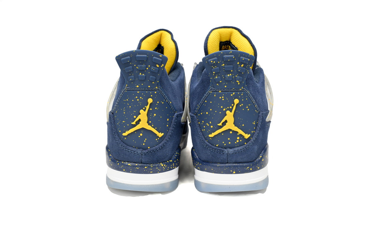 Air Jordan 4 Retro University Of Michigan - Red Unisex Streetwear Limited Edition - **Air Jordan 4 Retro 'University of Michigan'** The Air Jordan 4 Retro 'University of Michigan'