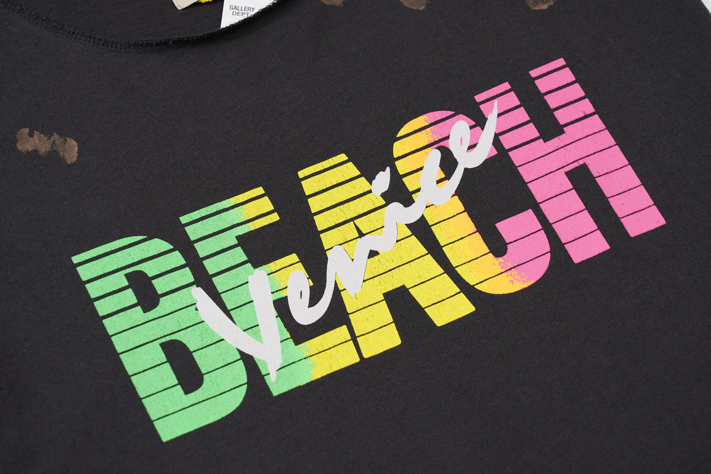 Gallery Dept. T-Shirt - Black Unisex Streetwear Limited Edition - **Gallery Dept. Venice Beach Sleeveless Tee** The Gallery Dept. Venice Beach Sleeveless Tee is a