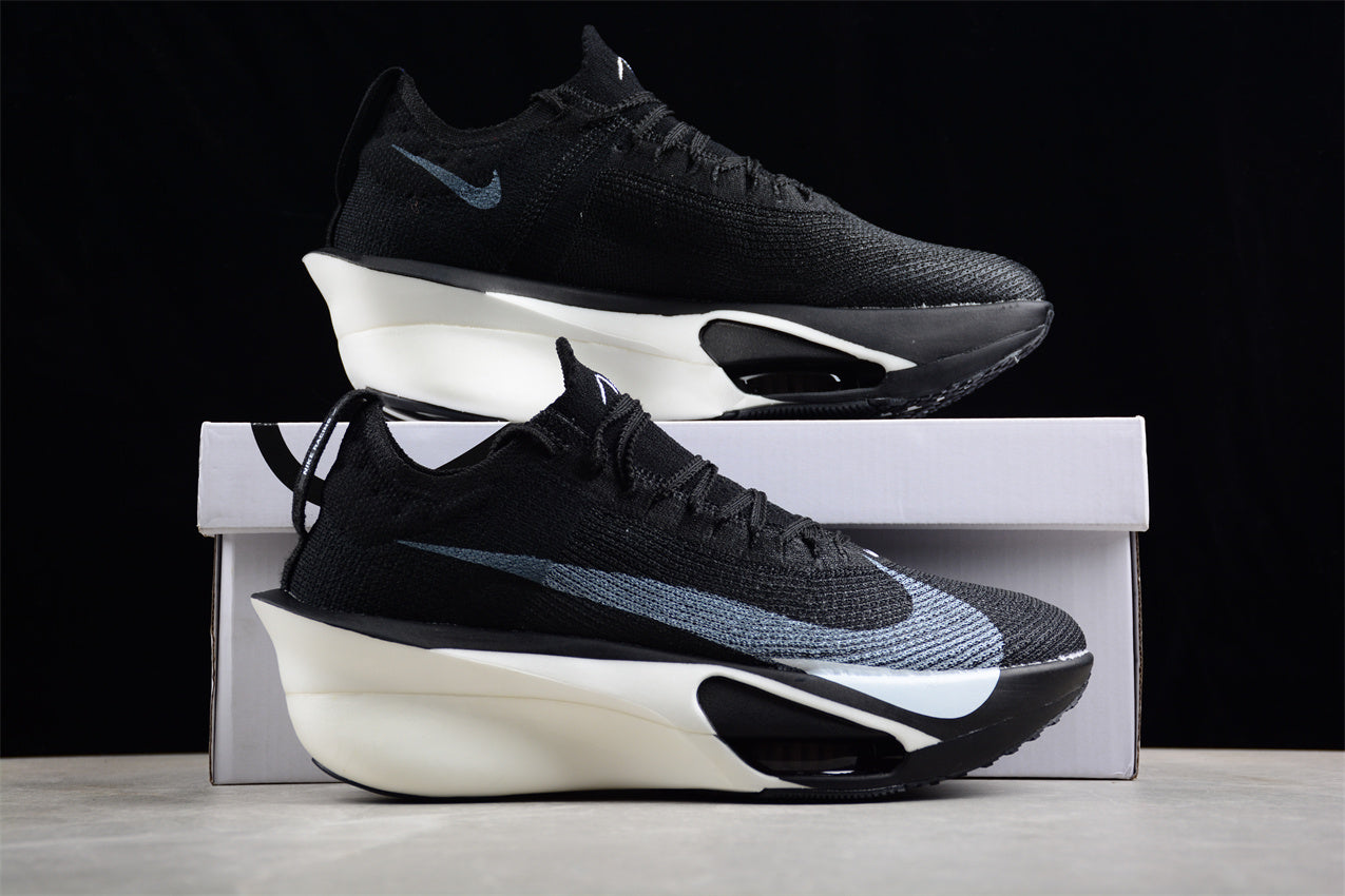Zoom Alphafly Ne - T% 3 And White - Black Unisex Streetwear Limited Edition - Introducing the Nike Zoom Alphafly NEXT% 3, the ultimate innovation in long-distance running footwear. This