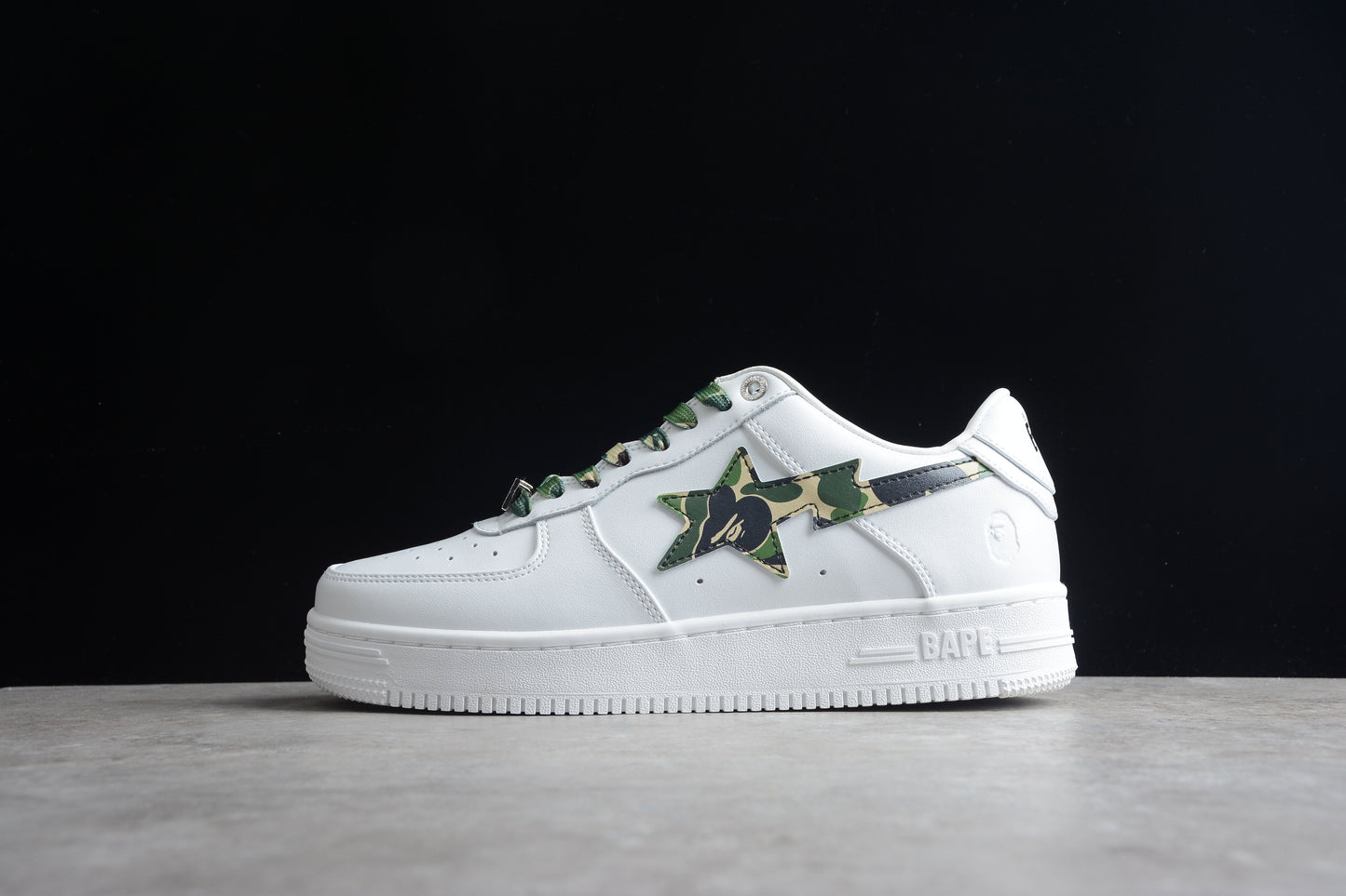 BAPE Sta Camo Edition Sneakers - White Unisex Streetwear Limited Edition - ### BAPE STA White Camo Edition Sneakers Introducing the BAPE STA White Camo Edition Sneakers,