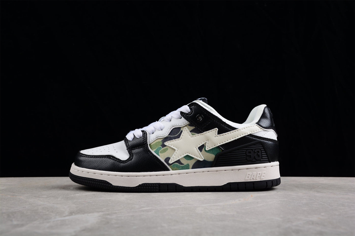 BAPE Sta Camo Edition Sneakers - Black Unisex Streetwear Limited Edition - ### BAPE STA Camo Edition Sneakers Step up your sneaker game with the BAPE STA