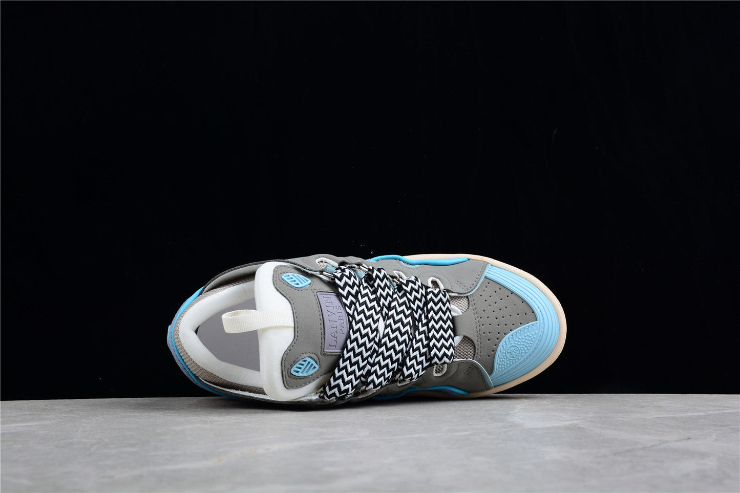 Lanvin Grey And Sneakers - Blue Unisex Streetwear Limited Edition - ### Lanvin Grey and Blue Sneakers Elevate your casual footwear collection with the Lanvin Grey