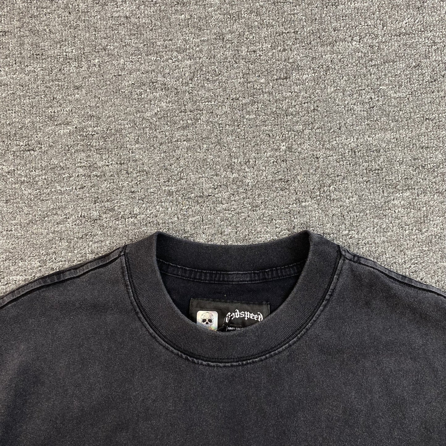 GODSPEED Amigos T-shirt Washed - Black Unisex Streetwear Limited Edition