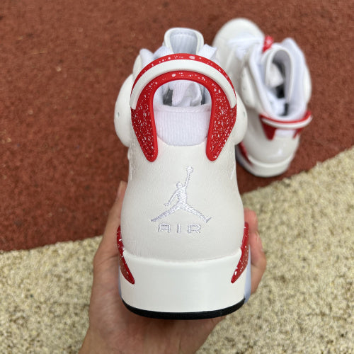 Jordan 6 red Oreo Unisex Streetwear Limited Edition - The Air Jordan 6 'Red Oreo' is a fresh take on the iconic silhouette, blending