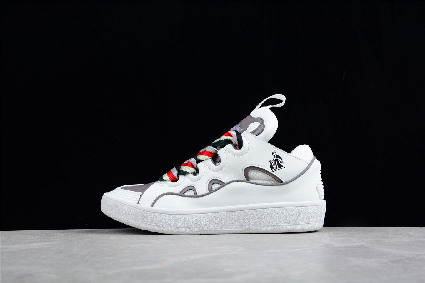 Lanvin And Grey Sneaker T-Shirt - White Unisex Streetwear Limited Edition - ### Lanvin White and Grey Sneaker Elevate your sneaker collection with the Lanvin White and