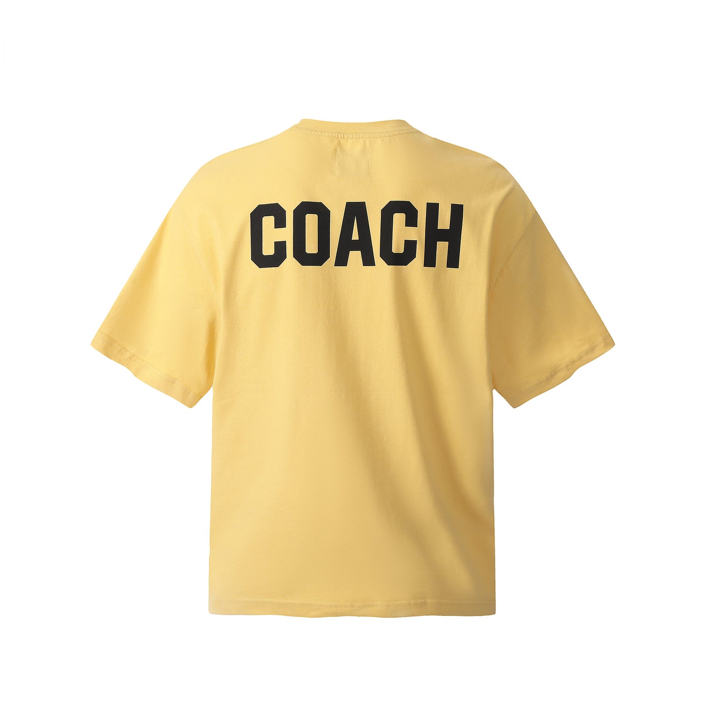 GALLERY Dept 24ss T-Shirt - Black Unisex Streetwear Limited Edition - Introducing the Gallery Dept. 'COACH' T-Shirt in Vibrant Yellow, a standout piece that combines bold