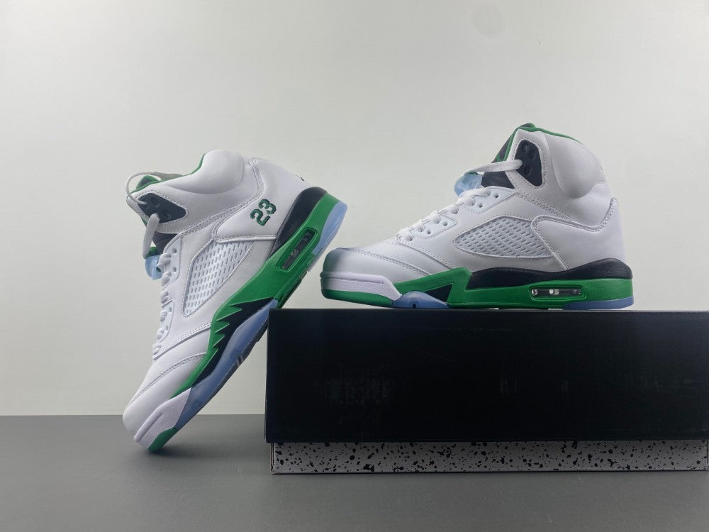 Jordan 5 Wmns lucky Green Unisex Streetwear Limited Edition