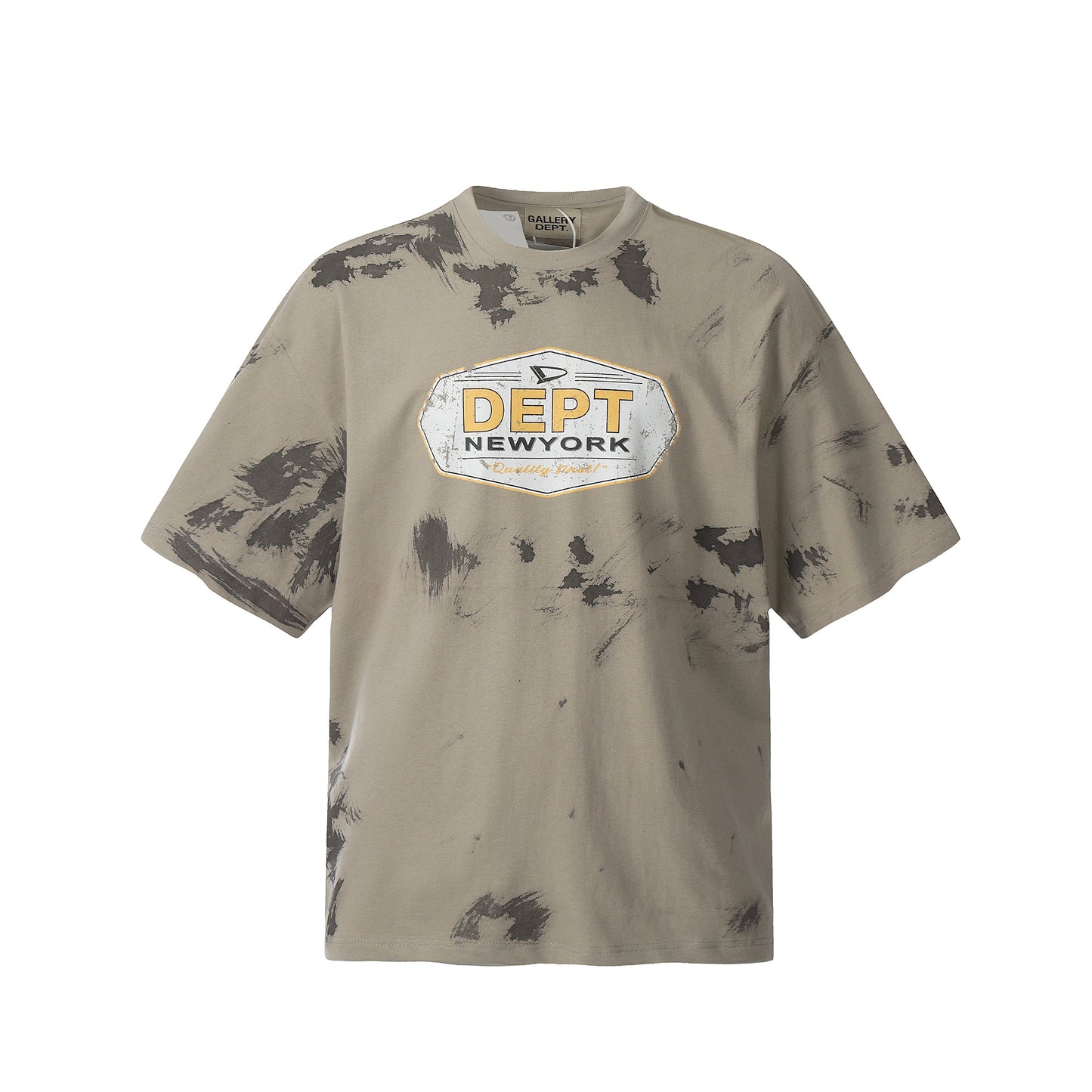 GALLERY Dept T-Shirt - Black Unisex Streetwear Limited Edition - Introducing the Gallery Dept. New York Distressed Hand-Painted Short Sleeve T-Shirt, a perfect fusion of
