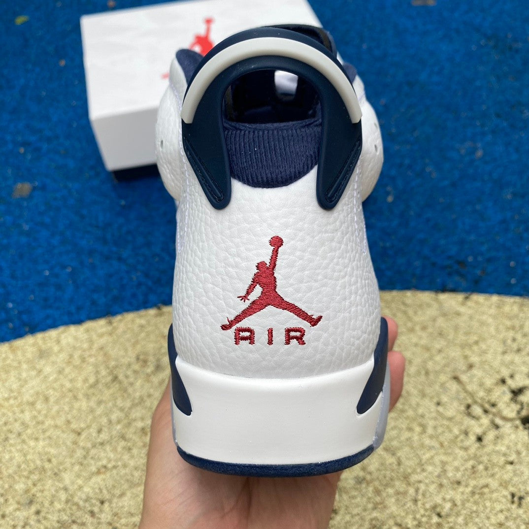 Jordan 6 Retro Olympic - Black Unisex Streetwear Limited Edition