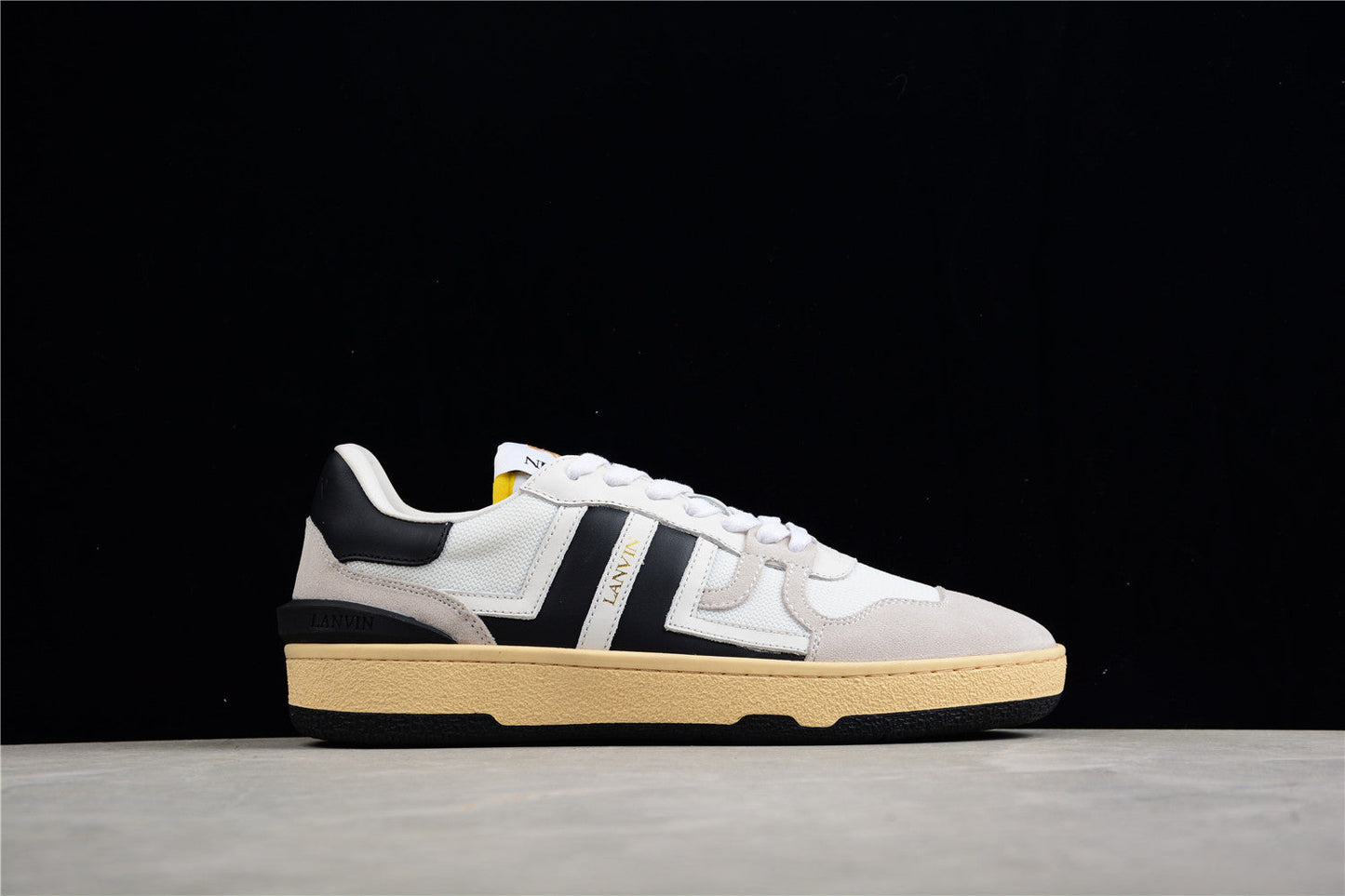 Lanvin Mesh And Suede Sneakers - Black Unisex Streetwear Limited Edition - ### Lanvin Mesh and Suede Sneakers Discover the perfect blend of style and comfort with