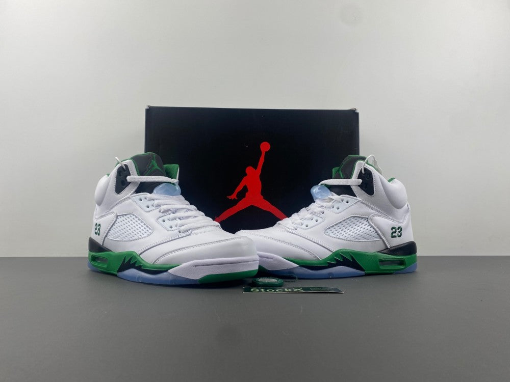 Jordan 5 Wmns lucky Green Unisex Streetwear Limited Edition