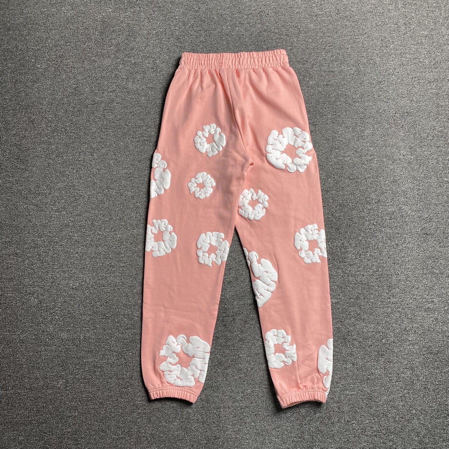 DENIM Tears Cotton Wreath Sweatpants Peach - White Unisex Streetwear Limited Edition