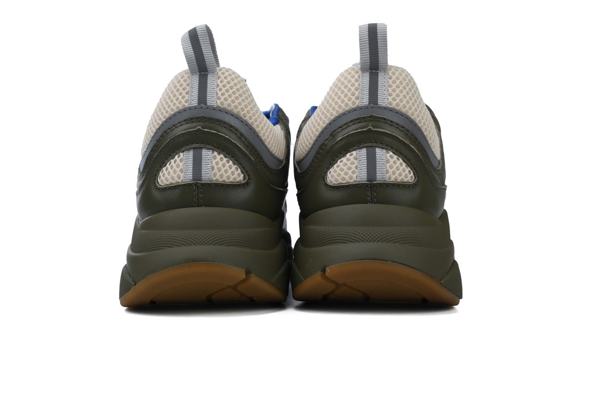 DIOR B22 Olive Sneakers - Blue Unisex Streetwear Limited Edition