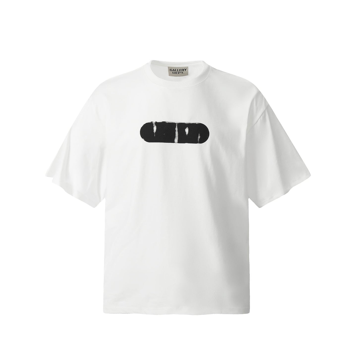 GALLERY Dept 24ss T-Shirt - White Unisex Streetwear Limited Edition - Introducing the Gallery Dept. Hand-Painted Distressed T-Shirt in Deep Red, a unique piece that embodies