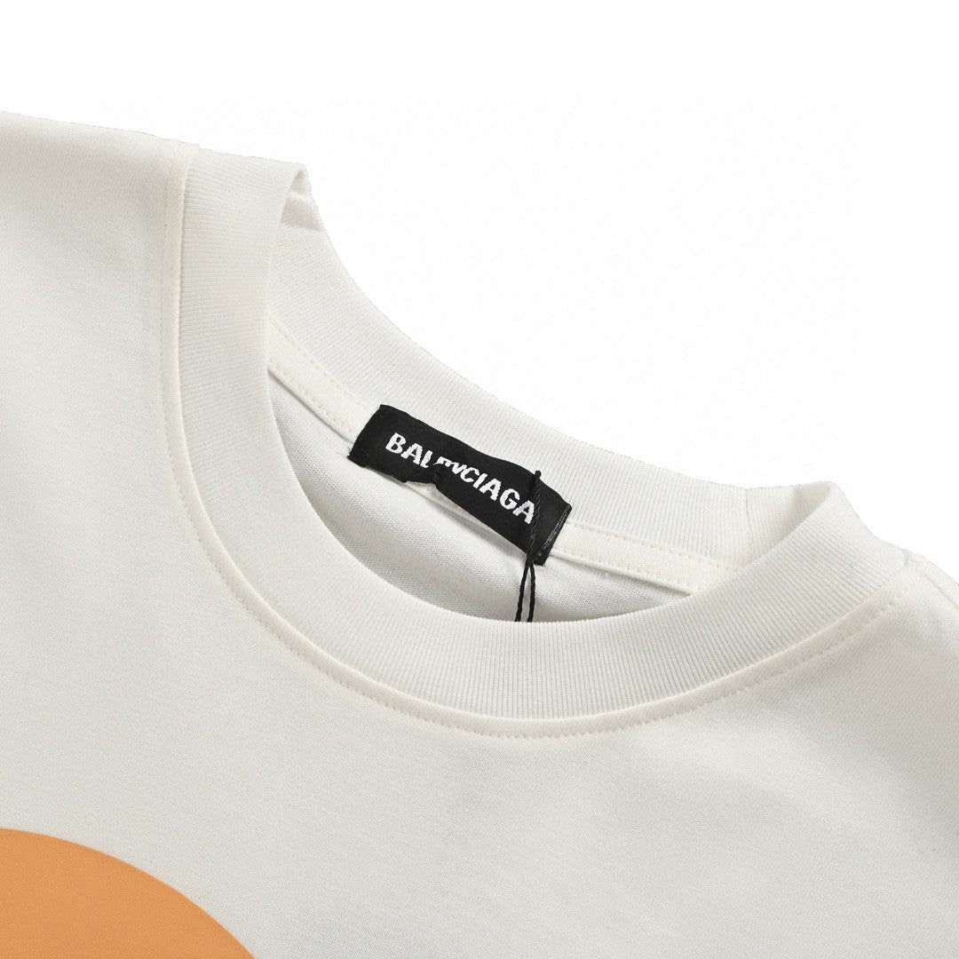 Balenciaga T-shirt With Graphic Design - White Unisex Streetwear Limited Edition - <span>Edgy and artistic. Features bold graphic design with text. Made from high-quality fabric. Perfect for