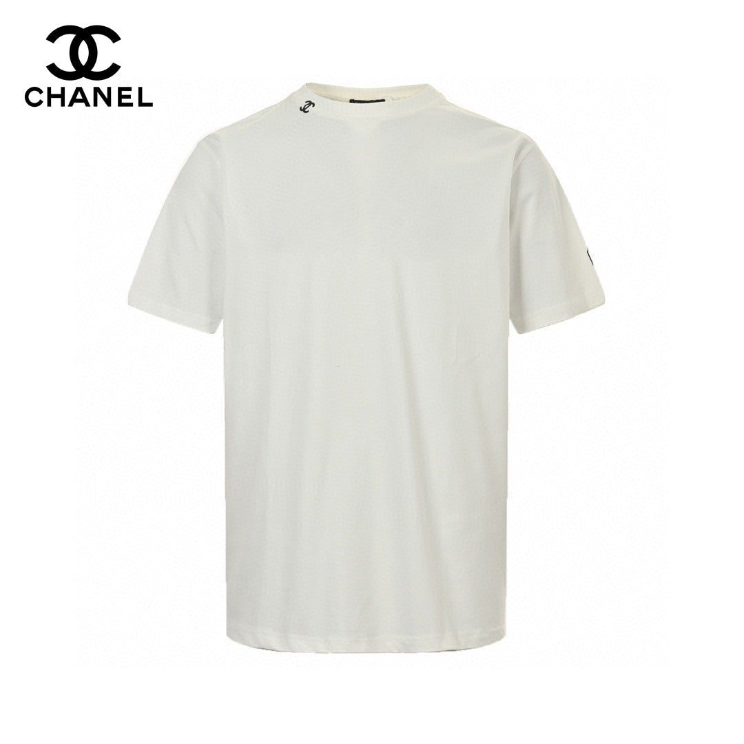 Chanel Minimalist Logo T-shirt (white) Unisex Streetwear Limited Edition - The Chanel Minimalist Logo T-Shirt in white exudes elegance and simplicity, perfect for those who