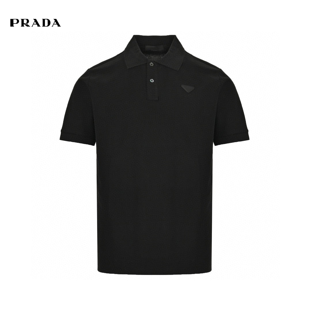 Prada Classic Polo Shirt - Black Unisex Streetwear Limited Edition