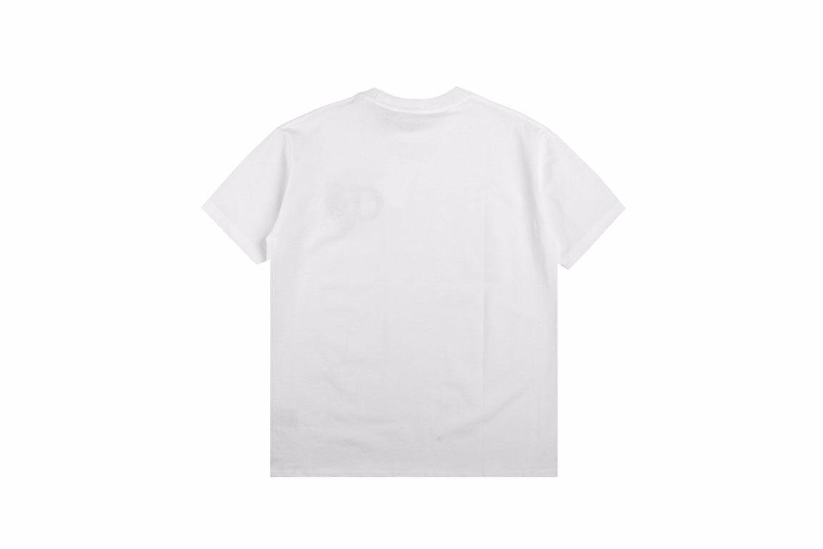 Dior T-shirt With Floral Cd Logo - White Unisex Streetwear Limited Edition - <p dir='ltr'><span>This Dior t-shirt features a floral CD logo design. It is white with