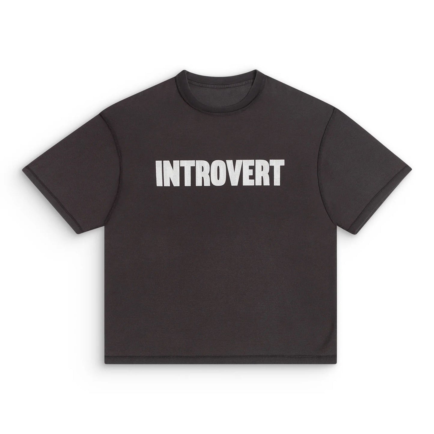 GALLERY Dept Ntro E - Tro Reversible Tee T-Shirt Unisex Streetwear Limited Edition - Introducing the Gallery Dept. NTRO EXTRO Reversible Tee, a versatile and innovative addition to your