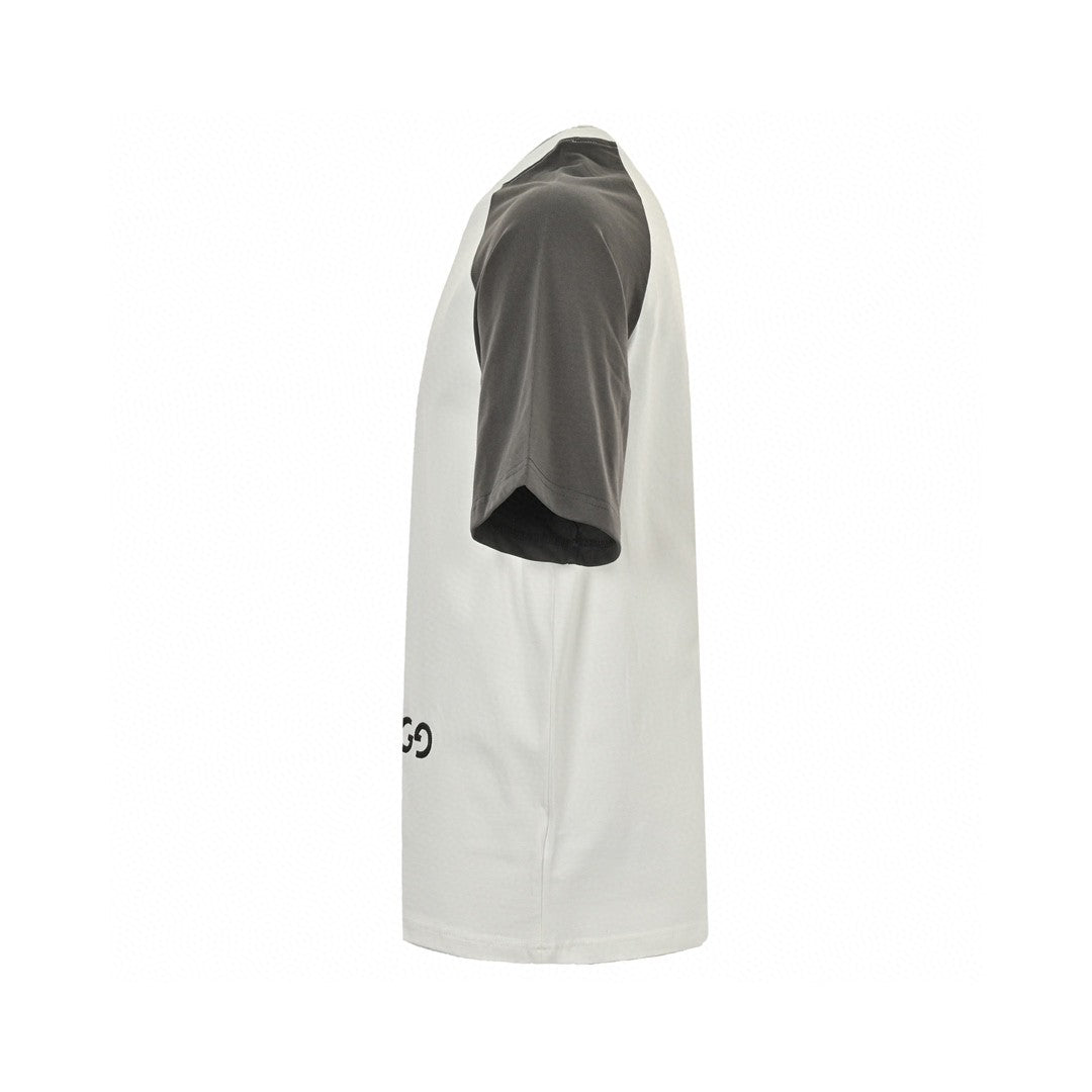 Gucci Two-tone T-shirt With Gg Logo - White Unisex Streetwear Limited Edition - This Gucci Two-Tone T-Shirt offers a sleek and stylish take on casual wear. Crafted from