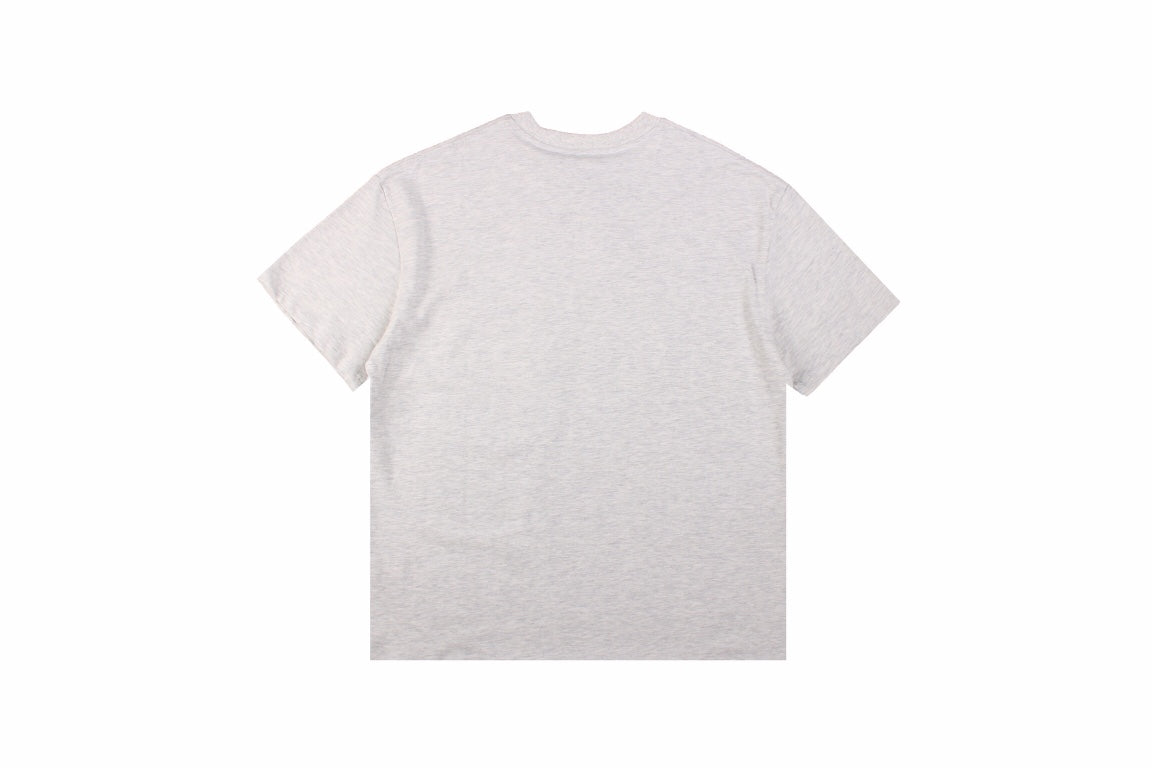 Fear Of God Essentials Logo T-shirt - Heather - Grey Unisex Streetwear Limited Edition - This heather grey t-shirt from Fear of God Essentials showcases a soft, versatile color with