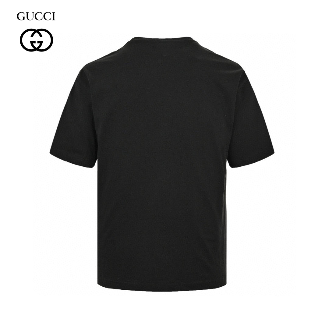 Gucci Mystical Eye Graphic T-shirt - Black Unisex Streetwear Limited Edition - This Gucci t-shirt features a striking central eye graphic surrounded by rays and stars, creating