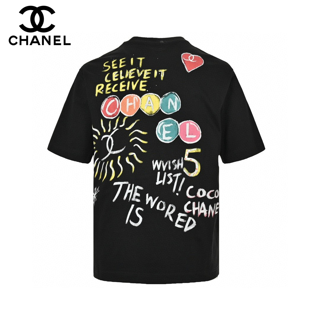 Chanel 'women Will Save The World' T-shirt In - Black Unisex Streetwear Limited Edition - The Chanel 'Women Will Save The World' T-Shirt in black is a striking and empowering