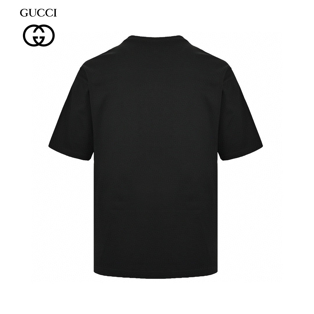 Gucci - Balenciaga Collaboration T-shirt (black) Unisex Streetwear Limited Edition - The Gucci x Balenciaga Collaboration T-Shirt in black is a signature piece from the celebrated
