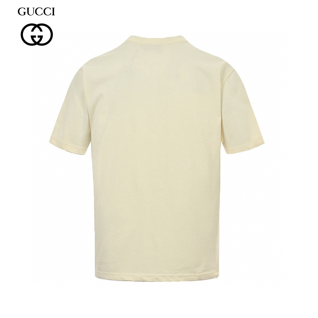 Gucci Vintage Logo T-shirt - White Unisex Streetwear Limited Edition - The Gucci Vintage Logo T-Shirt features a nostalgic design with a retro-inspired logo in red