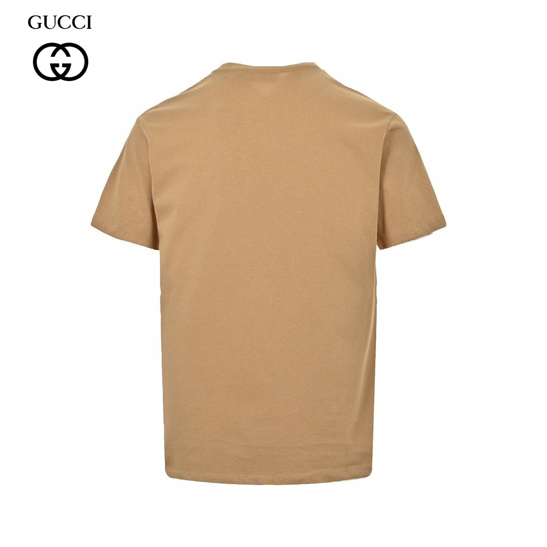 Gucci Tan T-shirt With Firenze 1921 Logo - Black Unisex Streetwear Limited Edition - The Gucci Tan T-Shirt with Firenze 1921 Logo combines the timeless elegance of Gucci with