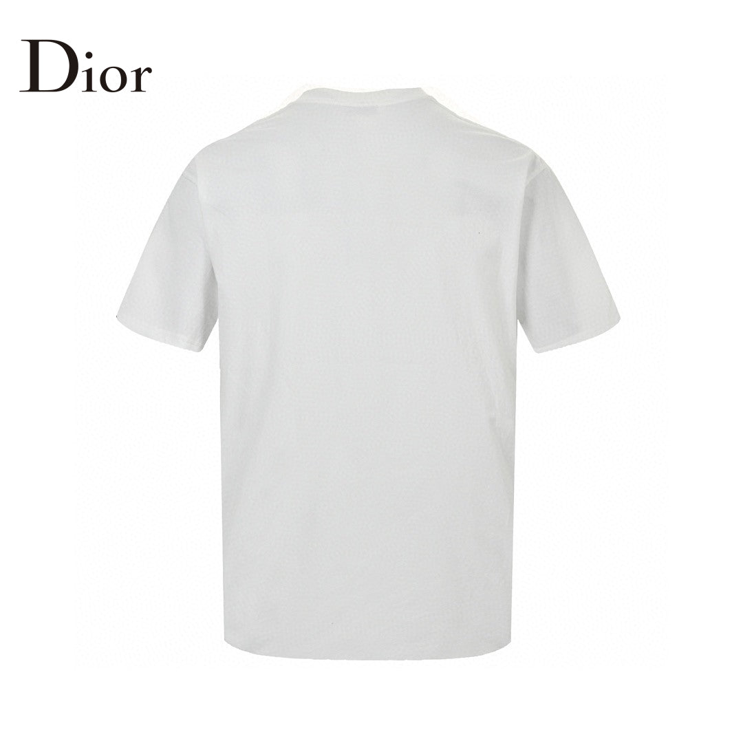 Dior 1947 Signature T-shirt - White Unisex Streetwear Limited Edition - This Dior t-shirt features the signature of Christian Dior along with the year 1947, printed