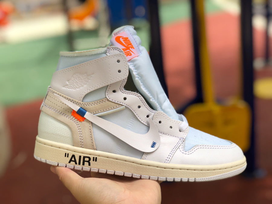 JORDAN 1 Retro High - Off-white Sneakers Unisex Streetwear Limited Edition