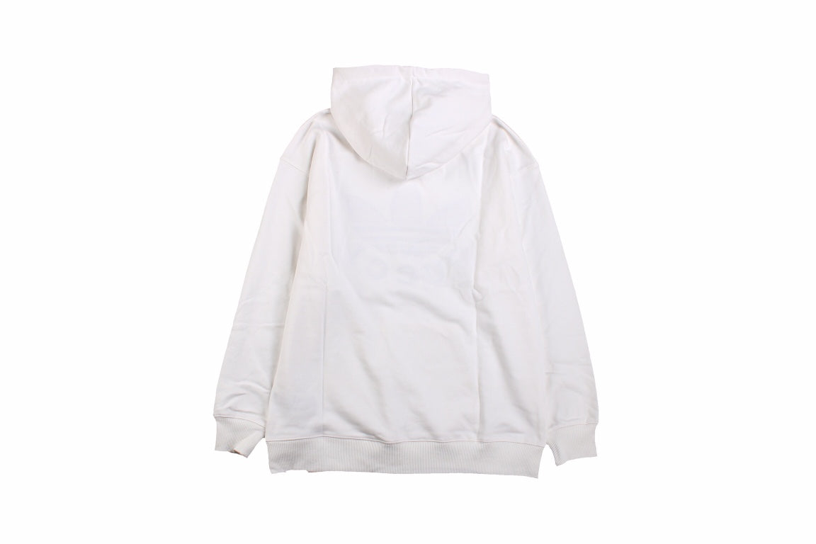 Gucci - Adidas Hoodie - White Unisex Streetwear Limited Edition - This Gucci x Adidas hoodie is crafted in white fabric, featuring the iconic blue Adidas
